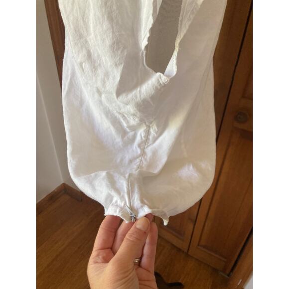 Sherry Taylor White Blouse With Side Zip, Size 2X - Picture 3 of 8